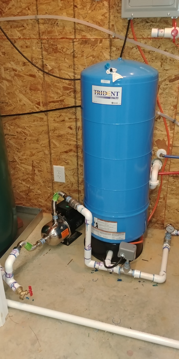 Bought a house, first time on well water, why does pressure tank