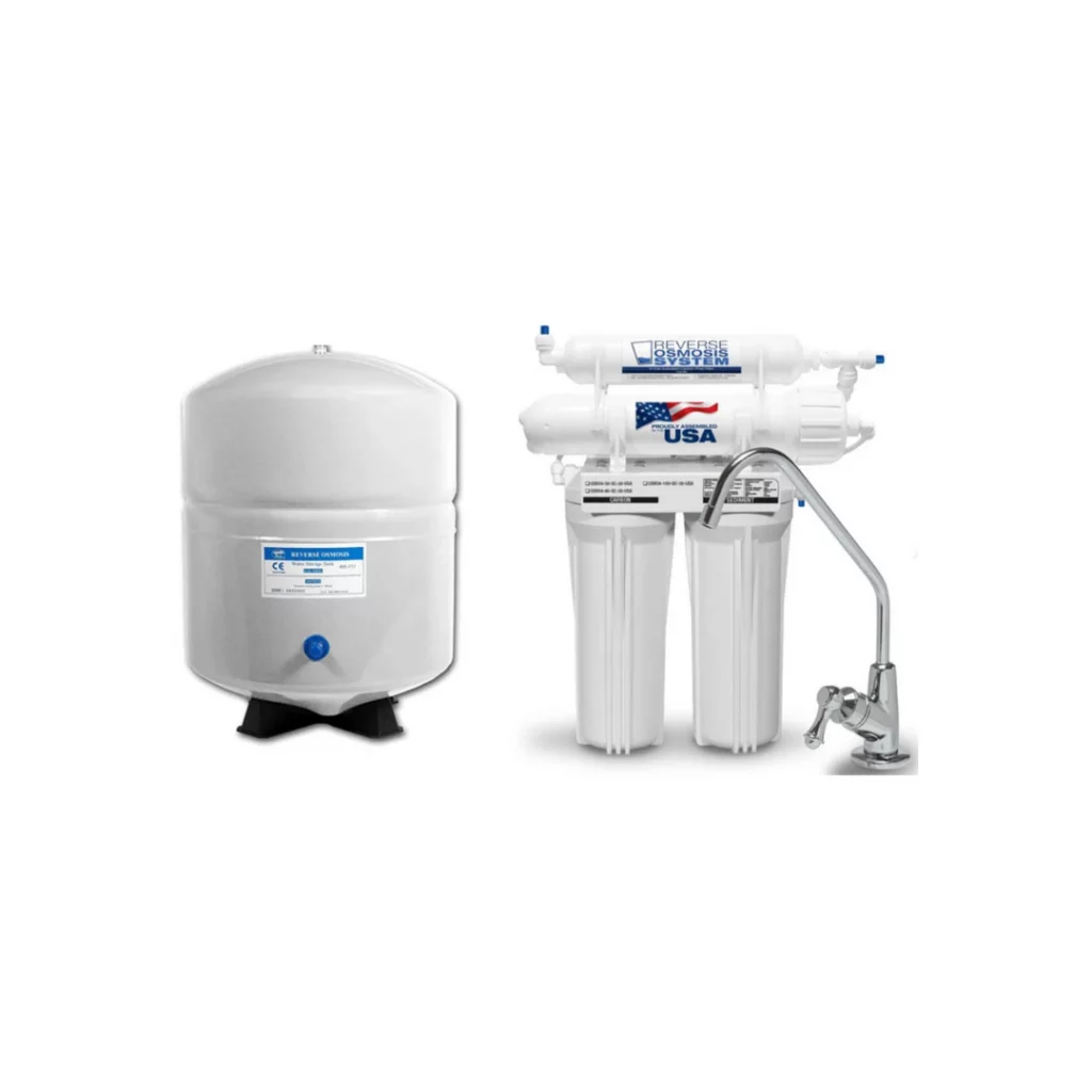 Reverse Osmosis water filter system for point of use water filtration.