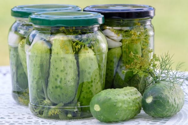 Clean water for pickles