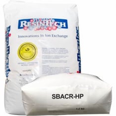 Tannin Removal Resin ResinTech SBACR-MP-HP 1.0 Cubic Foot