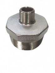 Stainless Steel Fitting: Reducing Nipple 2 x 1/2"