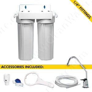 2-Stage Carbon Block Under-Sink Water Filtration System