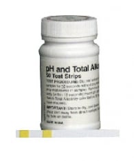 pH & Total Alkalinity Test Strips: pH 6 - 9; bottle of 50